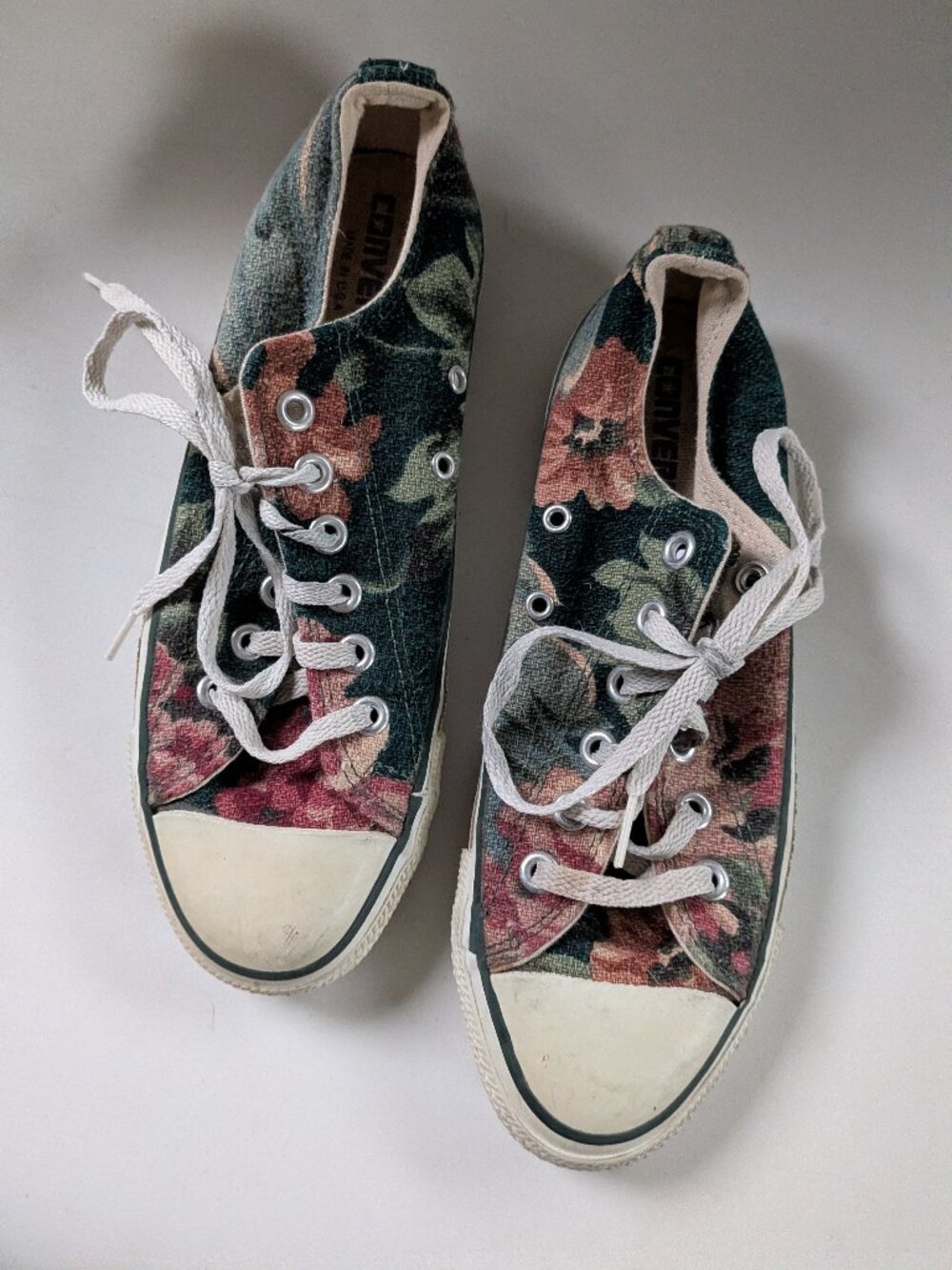 CONVERSE Floral Allstar Canvas Low Tops